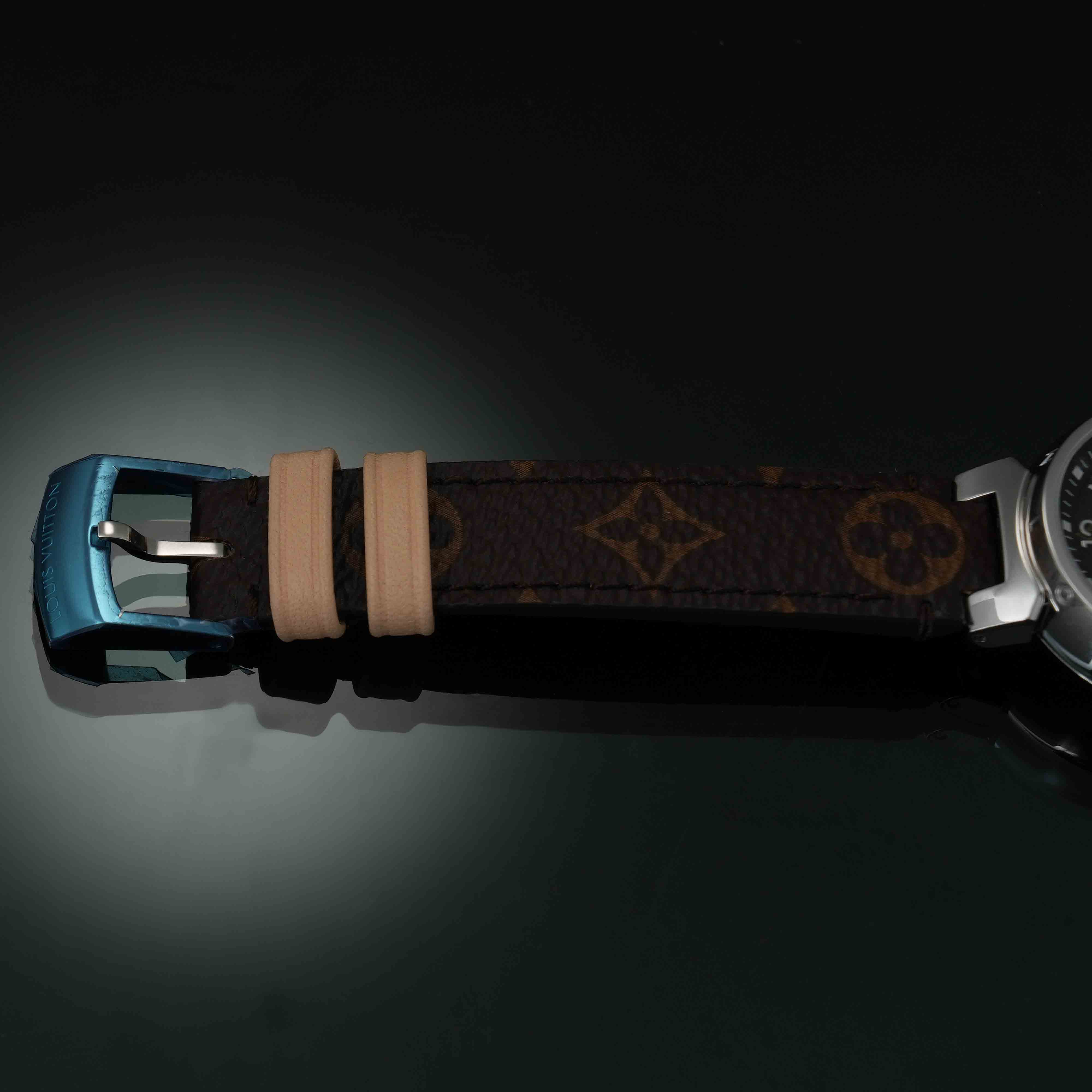 LOUIS VUITTON(NEW)루이비통 QA070Z 모노그램 땅부르 쿼츠 시계 NEW PRODUCT(새상품)